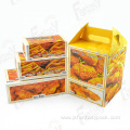 Custom Recycle Fried Chicken Packaging Box With Handle